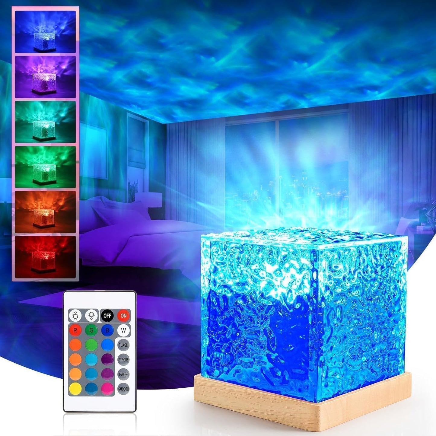 Water Wave Lamp with colour effects
