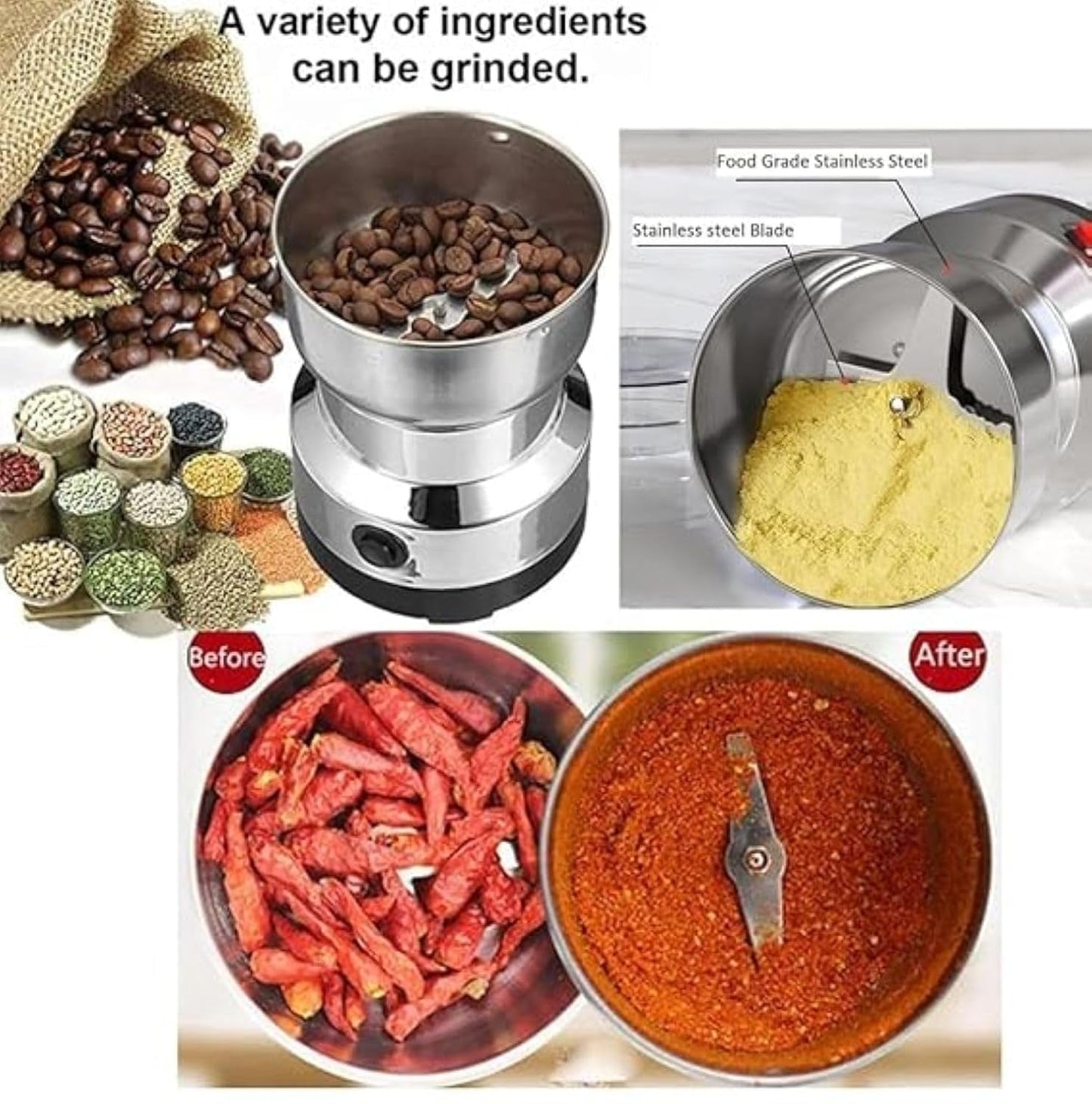 Stainless Steel Nima Mixer Grinder