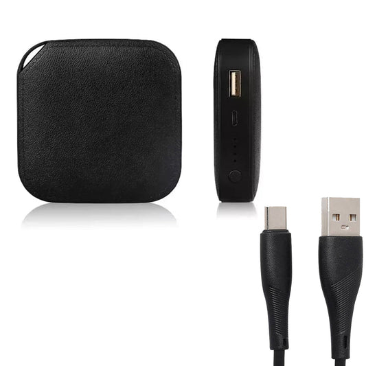 8000 mAh Mini Power Bank 10W Black