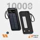 Solar Power Bank 10000 mAh - 15W Solar with Lithium Polymer Battery (R21-Solar-10K)