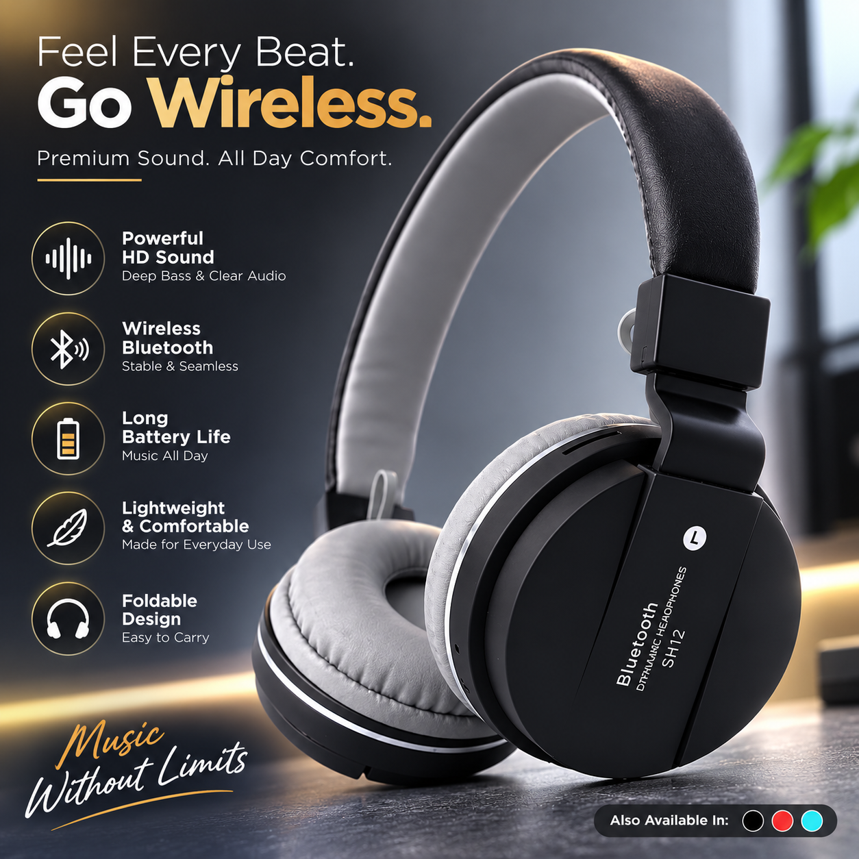 SH12 Headphone