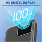10000 mAh Power Bank, 22.5W Fast Charging with 2 Cables Attached, Lithium-Polymer (A201-2WIRE)