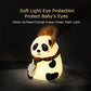Cute Panda LED Rechargeable Portable Silicone Night Decorative Lighting