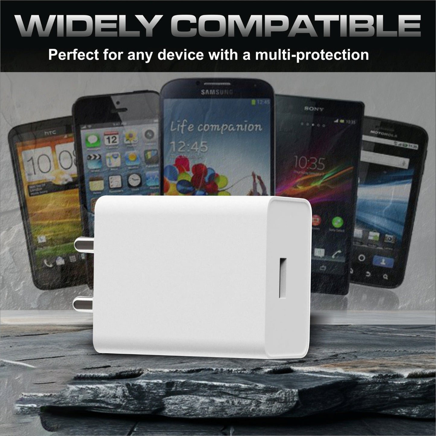 44W Charger with Vivo Flash & Super Vooc Charging Technology Supported With Data Cable