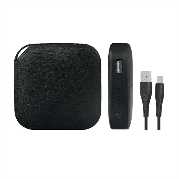 8000 mAh Power Bank 10W with Lithium ion Battery Black - akvaari