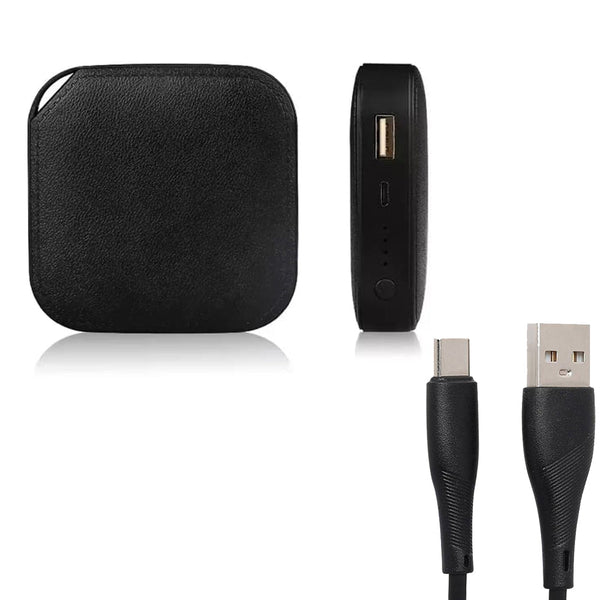 8000 mAh Mini Power Bank 10W Black
