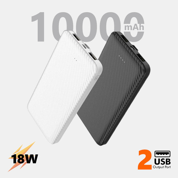 10000 mAh Power Bank 15W with Lithium Polymer Battery (T63-10K)