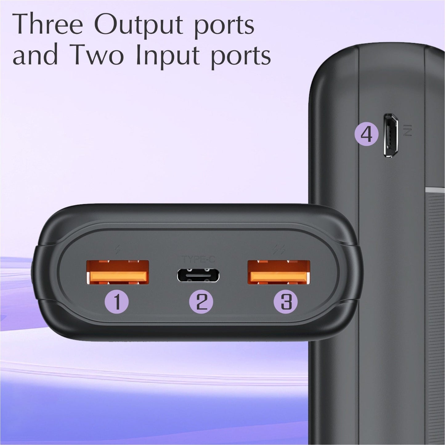 20000 mAh Power Bank 22.5w Fast Charging T73