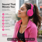 Wireless Over Ear Headphones with Mic (SH12)