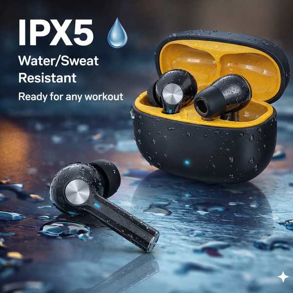 ECHO Wireless Earbud With Comfortable Fit 72Hr Playback