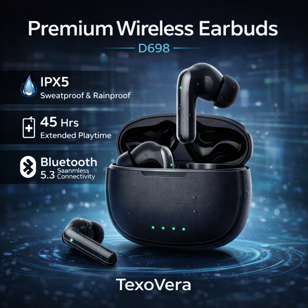 BOSS Wireless Earbud With Comfortable Fit 45Hr Playback