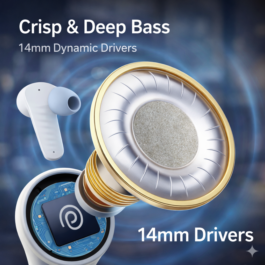 Buds X Wireless Earbud With Comfortable Fit 36Hr Playback