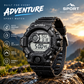 Digital Sport Wrist watch with Shock Resistant Case with Backlight Alarm Snooze Stopwatch