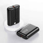TexoVera 10000 mAh Power Bank 22.5W with 1 Cable Attached Black & White color (POCKET-10K)