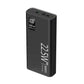 TexoVera 20000 mAh 25W Power Bank  (Black, Lithium Polymer, Fast Charging for Mobile) K8-20K