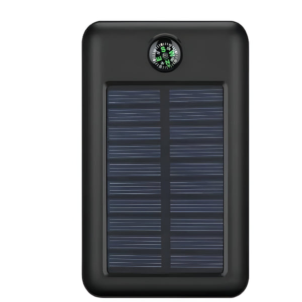 Solar Power Bank 13000 mAh with 15W Solar Charging and Lithium Polymer Battery (Compas-solar-13K)