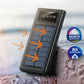 Solar Power Bank 10000 mAh with 15W Solar Charging and Lithium Polymer Battery (Solar-4Wire-10K)