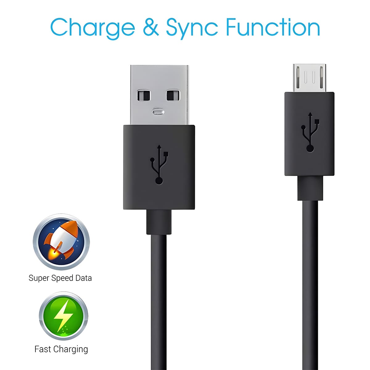 Micro Usb 1M Data Cable (iball)