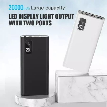 20,000 mAh Power Bank with LED Display (STD5)-akvaari