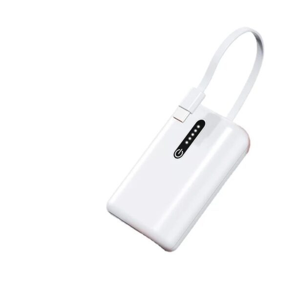 akvaari 10000 mAh Power Bank 25W with Lithium ion Battery (POCKET-10K)-White - Image 3