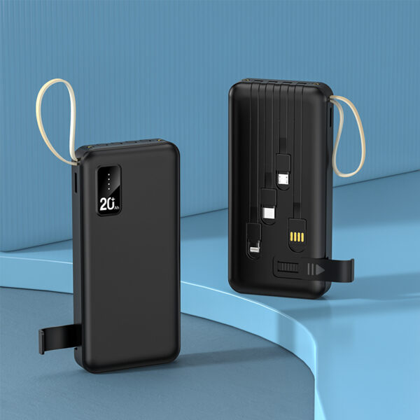 akvaari 20000 mAh Power Bank 15W with Lithium Polymer Battery (DX09-24K) - Image 4