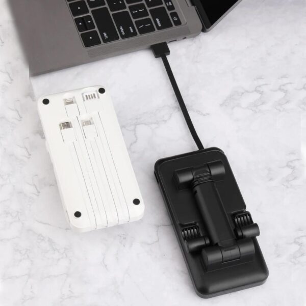 akvaari 10000 mAh Power Bank 15W with Lithium Polymer Battery (STAND-10K) - Image 2