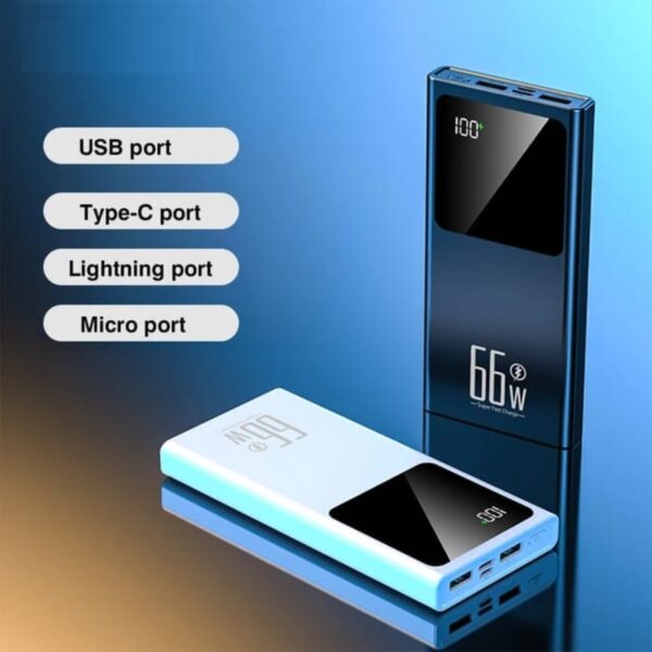 akvaari 10000 mAh Power Bank 18W with Lithium Polymer Battery (4WIRE-DIGITAL) - Image 3