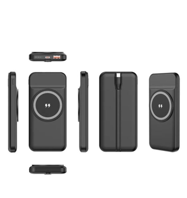 akvaari 10000 mAh Wireless Power Bank 15w Wireless, 25W Wired with Lithium Polymer Battery (Long-Wireless) - Image 3