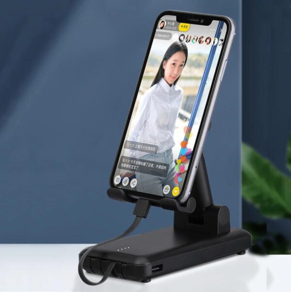 akvaari 10000 mAh Power Bank 15W with Lithium Polymer Battery (STAND-10K) - Image 3