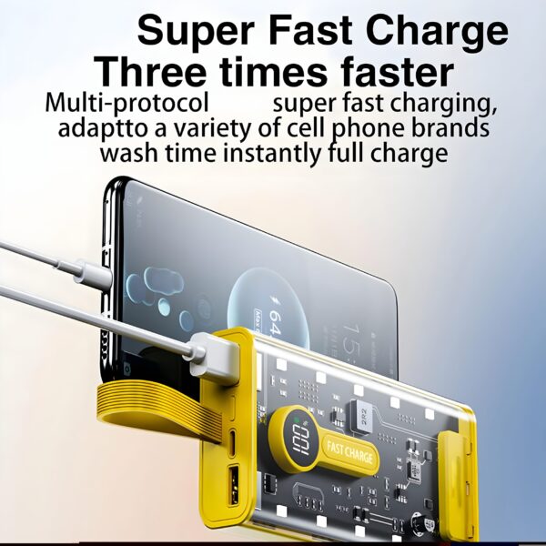 akvaari 10000 mAh Power Bank 25W with Lithium Polymer Battery (DR-VAKU) - Image 4