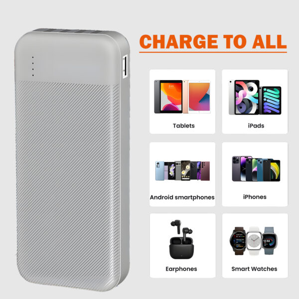 akvaari 10000 mAh Power Bank 15W with Lithium Polymer Battery (A33-10K) - Image 4