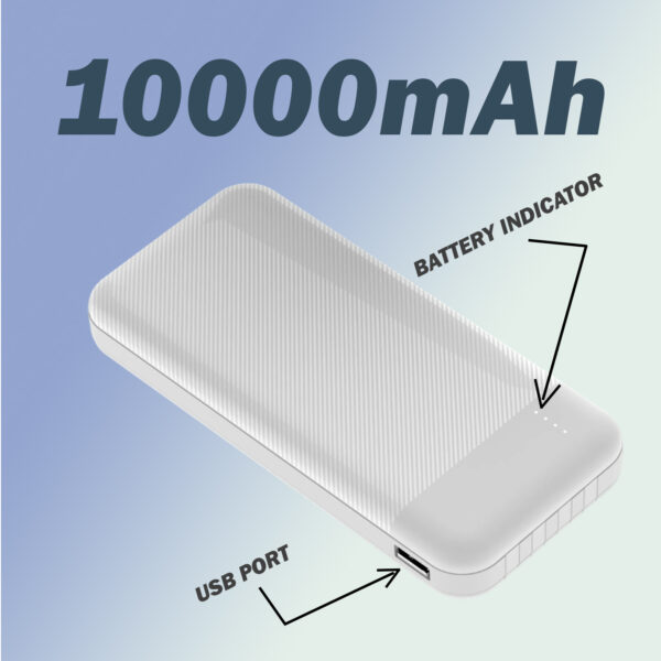 akvaari 10000 mAh Power Bank 15W with Lithium Polymer Battery (A33-10K) - Image 6