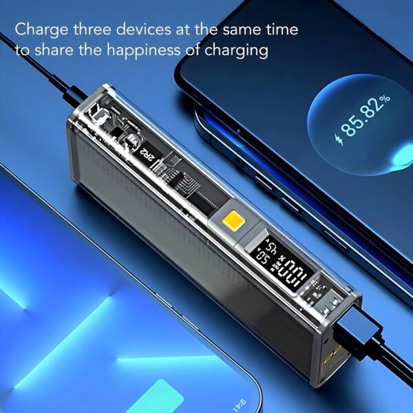 akvaari 20000 mAh Power Bank 25/67W with Lithium ion Battery (TRANS-LONG-20K) - Image 3