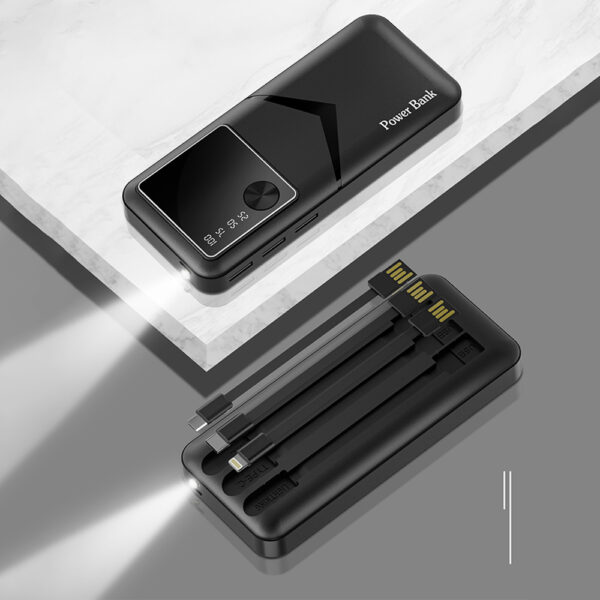 akvaari 13000 mAh Power Bank 15W with Lithium ion Battery (18650-3WIRE-V) - Image 2