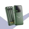 akvaari 13000 mAh Power Bank 15W with Lithium ion Battery (18650-3WIRE-V)