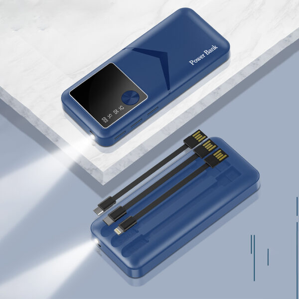 akvaari 13000 mAh Power Bank 15W with Lithium ion Battery (18650-3WIRE-V) - Image 5