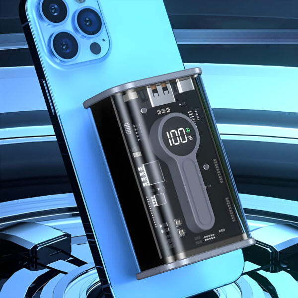 akvaari 10000 mAh Power Bank 25W with Lithium ion Battery (TRANS-POCKET) - Image 5