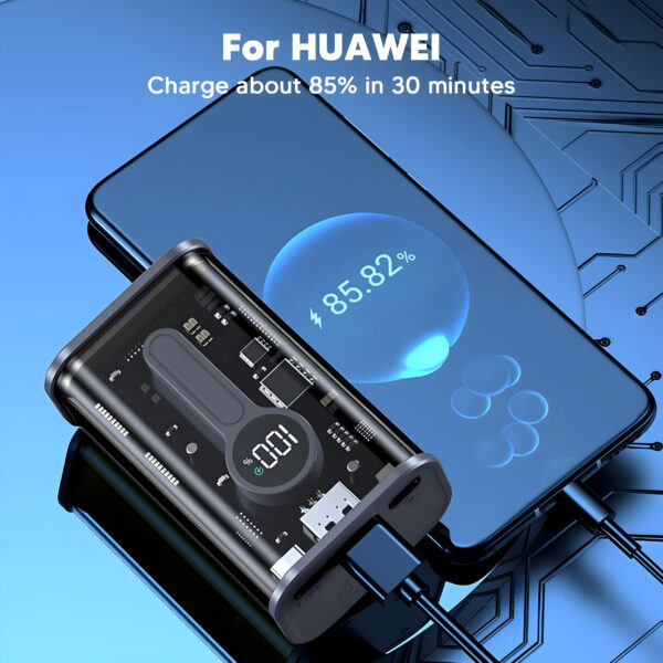 akvaari 10000 mAh Power Bank 25W with Lithium ion Battery (TRANS-POCKET)