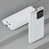 akvaari 10000 mAh Power Bank 25W with Lithium Polymer Battery (A201-2WIRE)-White