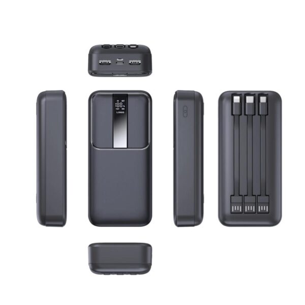 akvaari 20000 mAh Power Bank 25W with Lithium Polymer Battery (POTRO-20K-3WIRE) - Image 5