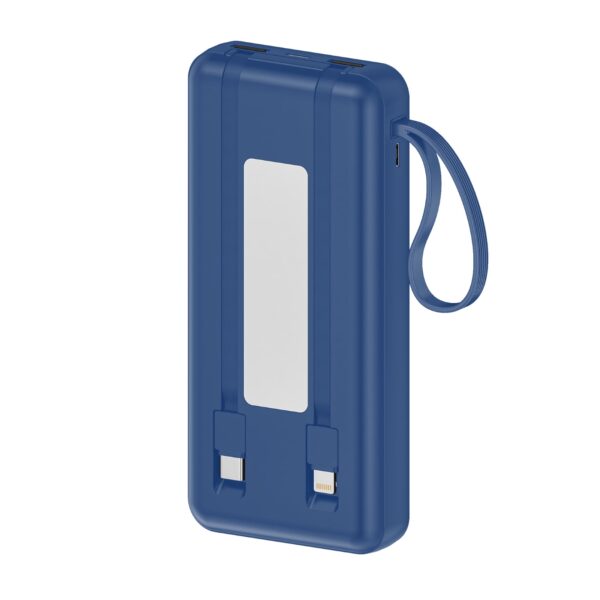 akvaari 20000 mAh Solar Power Bank 15W Solar with Lithium Polymer Battery (R23-Solar-20K)-Blue - Image 2