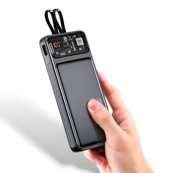 akvaari 10000 mAh Power Bank 25W with Lithium Polymer Battery (2SMALL-WIRE-10K) - Image 6