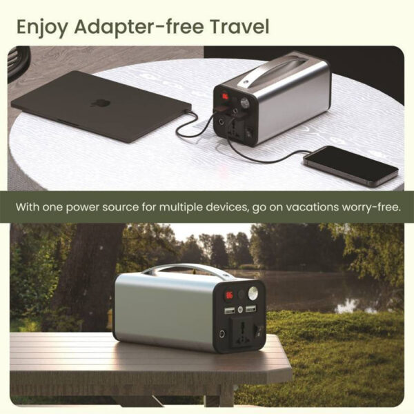 akvaari 60000 mAh Ac/Dc Power Bank 180W with Lithium ion Battery (P60k-1) - Image 5