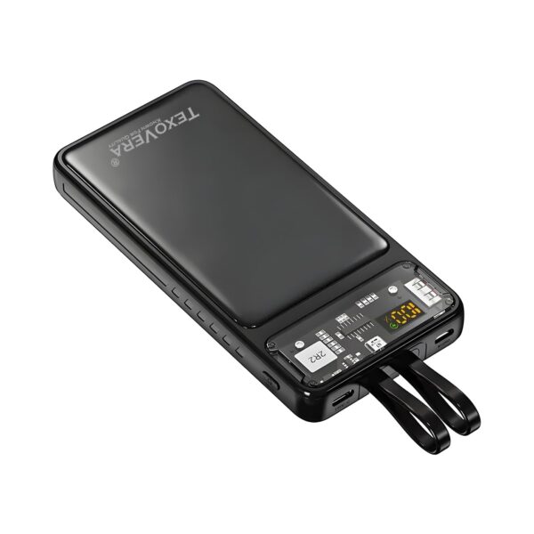 akvaari 10000 mAh Power Bank 25W with Lithium Polymer Battery (2SMALL-WIRE-10K) - Image 7